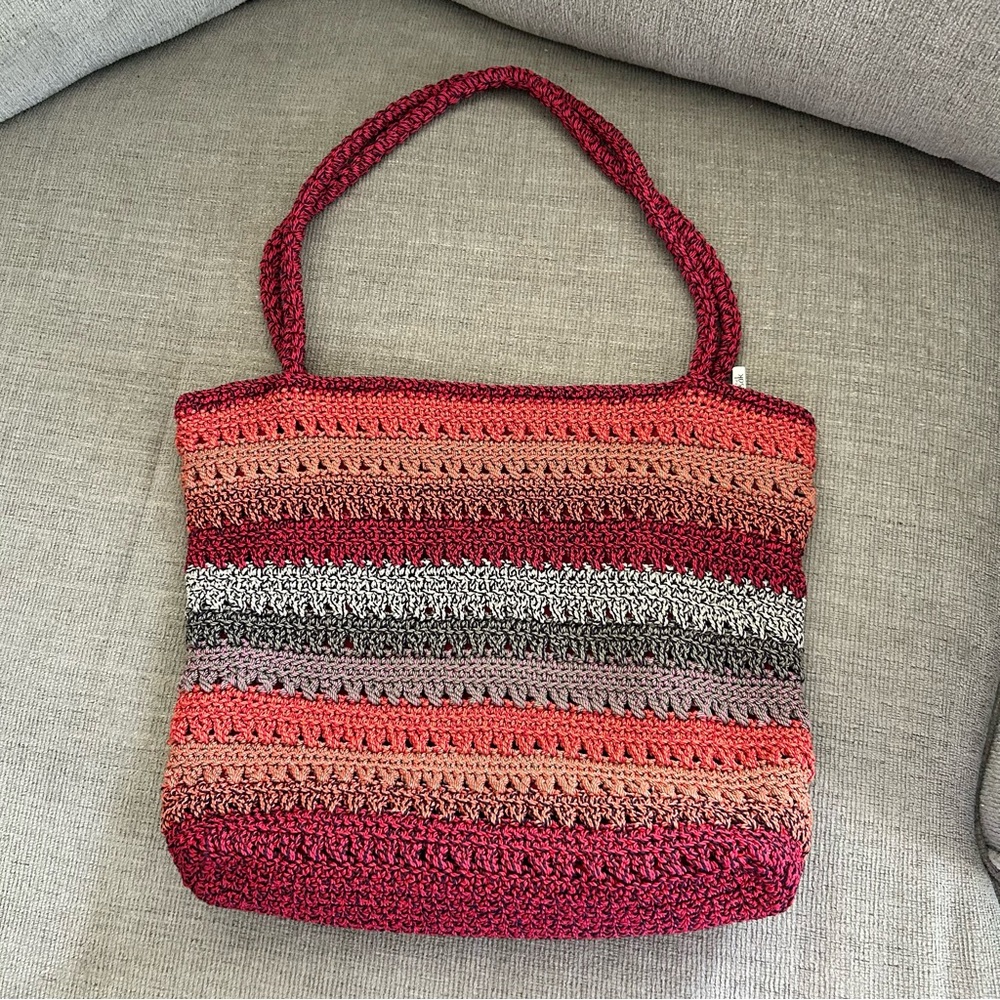 The Sak Multicolor Crochet Tote Bag (closet)